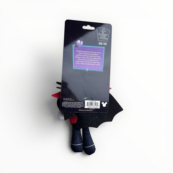 New Jack Skellington Figural Nightmare Before Christmas Dog Toy Squeaker Plush - Picture 2 of 2